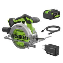 AKUMULIATORINIS DISKINIS PJŪKLAS 24V BL 3S CR3165 (4.0Ah + USB kroviklis)