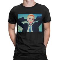Annie Lennox Sweet Dreams Graphic 100% Cotton T-Shirt Eurythmics Tees Tops For Men S beige