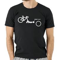 Cycling does not harm the cyclist bicycle gift humorous birthday summer t-shirt men mu M white