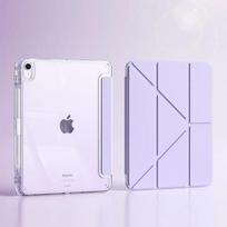 Vienos spalvos mėlyna violetinė iPad dėklui iPad Air 4 5 6 Pro 11 12.9 13 M4 10.9 Mini 7 6 Smart Y Sulenkiamu Kraštu su Pieštuko Laikikliu Mini 4 5 7.9in violetinė