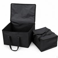 Outdoor Camping Storage Bag Cassette Stove Picnic Cookware Organizer Large Capacity black
