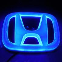 Car Front Grille LED Rear Trunk Emblem Light Badge Sticker for Honda Accord Odyssey CRV Jazz Civic CITY Crosstour Inspire Pilot EDV1 9X7.5cm