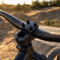 Forged Alloy BMX Stem Lightweight Cycle Light Component Easy to Install 45-22.2-28.6_Black