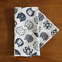 Japoniškas Furoshiki vyniojimo audinys, daugkartinio naudojimo bento ir dovanų vyniojimo servetėlė vestuvėms, Naujiesiems metams ir šventėms 46x46cm