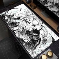 Hd Black Anime Jujutsu Kaisen Xxl Mouse Pad Gojo Satoru Mouse Pads Computer Gaming Peripheral Pc Accessories Desk Mat 800x300x2mm gray