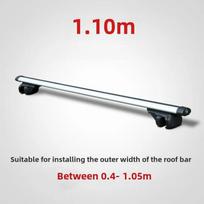 1 pora automobilio bagažinės skersinių stogo bagažinės universali 1,1-1,35 m vieno maksimali apkrova 100 kg stogo bagažinės skersinis 110cm -1 pair -2Pcs