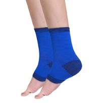 Children Ankle Support Brace Compression Ankle Sleeves Sock Breathable Children Sports Ankle Bandages for Soccer Running mėlyna