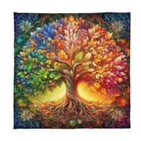 3 Sizes Option Tarots Table Altar Cloth Mysterious Board Game Mat Witchcraft Divination Tablecloth Board Game Card Pad B 50x50cm