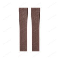 Premium Grade Pixel Texture FKM Rubber Watch Band 18mm 19mm 20mm 21mm 22mm CTS Watchbands For Traditional Diving Men Women Watch 22-18mm&Without Buckle ruda