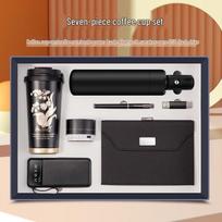 Luxury Business Gift Set with Lily Cup, Tech & Umbrella black