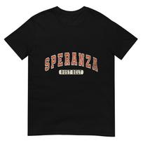 Raiders of Speranza Varsity Camping Nature Video Game Gift T-Shirt 4XL brown