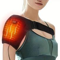 Electric Heating Shoulder Brace Wrap Massage Support Belt for Arm Shoulder Fitness Keep Warm Pain Relief juoda