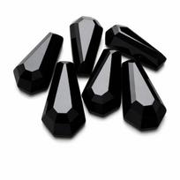 AAA Black Onyx Coffin Shape Gemstone Tablet Cut Loose Stone for Jewelry Making Natural Black Onyx Cabochon Gothic Jewelry Supply 8x16mm gray