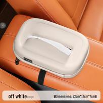 BYD Tang EV/DM/DMI Car Tissue Box Armrest & Seat Back Pull-out Decoration white