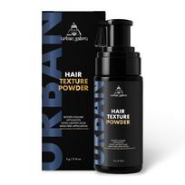 UrbanGabru Hair Texture Powder for Men | 100% Natural Based, Talc-Free Volumizing Styling Powder | Natural Finish, high volume, Strong Hold, No Res black