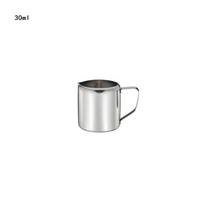 Nerūdijančio plieno pieno ąsotėlis Puodelis Putintuvas Kavos Latte Art Gėlių puodelis Espresso Cappuccino gaminimo aparatas Pieno putų ąsotėlis 60/90/150/300ml 30-300ml white