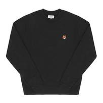 MaiSon KitSune Men S Fox Head Patch SweatShirt Pm00303km0340 PM00303KM0340 P199 (XL) black