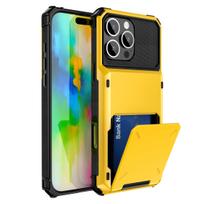Wallet 4-Card Slot Credit Phone Case For iPhone 16 Pro Max 15 Plus 14 Pro 13 11 12 XR XS Max Cards Holder Anti Fall Cover Funda For iPhone 14