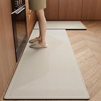 Virtuvės kilimėlis Vandeniui atsparus Neslystantys kilimai Odinis kilimas Anti-fatigue PVC grindų kilimėliai Atsparus riebalams Lengvai valomas Neslystanti zona Ilgas kilimas 1pc 50x120cm
