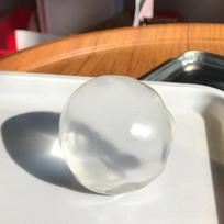 1 vnt. Streso kamuoliukas, formuojamas, perlinis, kokoso aliejaus suspaudžiamas žaislas, lėtai keliantis, dekompresinis, sensoriniai žaislai suaugusiems orange