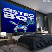 ASTRO BOT Individualus pavadinimas Sieninė gobelenas Estetiškas sieninis kabinamas Spausdintas audinio pledas Dekoratyviniai gobelenai miegamajam svetainei namų dekoravimui 180cm x 230cm