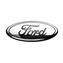 Pakeiskite Tipo Automobilio Galinės Bagažinės Ženkliukus Dangtelio Emblema Priekinė WERFDS5 Galinis Logotipas Ford Fiesta Mondeo Fusion Explorer Escape Shelby Edge Kuga 115mm