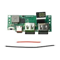 PD QC Fast Charging Module IP5356 22.5W LED Digital Display 3.7V Battery Power Bank DIY Board Type C Bidirectional Charger
