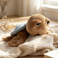 24/30cm Lazy Grumpy Turtle Plush Toy Cute Big Eyes Tortoise Stuffed Animal Doll Desktop Decoration Toys Comfort Gift 24cm ruda