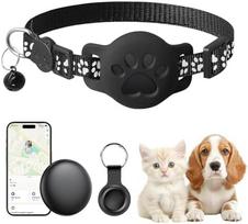 Mini GPS seklys katei, nereikia abonemento, integruota programėlė, skirta iOS ir Android, maršruto rodymas, atspindintis katės antkaklis, IP68 atsparumas vandeniui 1