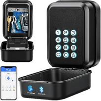 Išmanioji raktų dėžutė su užraktu, valdoma TTLock programėle, atrakinama Bluetooth ir PIN kodu Black-G22 white