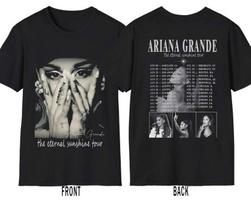 Ariana Grande Tour 2026 Unisex Shirt, The Eternal Sunshine Tour 2026 Tee S gray