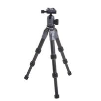 Manbily Carbon Fiber Tripod 360 degrees  Rotation Ball Head Mini Tabletop Stand for DSLR Camera black