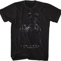 Hunger Games - Mens Katniss Back Short Sleeve T-Shirt L juoda