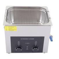 10L Ultrasonic Degassing Cleaner Adjustable Cleaning Machine Set for Industrial Parts Jewelry EU Plug AC220V