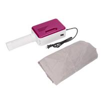 Portable Electric Clothes Dryer Multifunction   Colthes Dryer with Cloth Cover for Outdoor Travel Home white