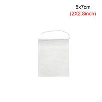 Useful Seal Filter Food Grade Empty Tea Bags Spice Filters Storage Container Scented Tea Pouch 5x7cm white