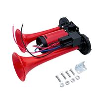 TZ309-2 Dvigubas vamzdis Integruotas ragas 600DB Kompresorius Integruotas variklis Automobilio ragas One Size black