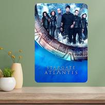 Žvaigždžių vartai: Atlantida Klasikinis TV serialas Metalinis plakatas Ženklas 30x40cm(11.8x15.7inch) blue