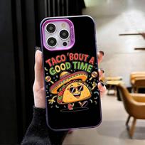 Funny Cinco de Mayo Fiesta Case For IPhone 11 12 13 14 15 16 17 Pro Max XS X XR Cover iPhone15plus gray