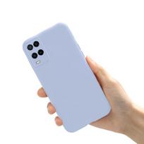 Oppo A54 A74 A94 dėklas OppoA54 Mielas Saldainis Minkštas Silikoninis Galinis Dangtelis Skirtas Oppo A74 A54 A94 A 54 74 5G OppoA94 Telefonų Dėklai Bamperis Oppo A54 5G violetinė