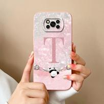 Case For Poco X3 Pro/X3 NFC/X3 GT Funda Fashion Letters High Quality Back Cover For Poco X 3 GT X3Pro X3NFC Soft Phone Housing Poco X3 GT gray