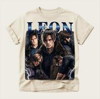 RE9 Resident Evil 9 Requiem Leon SKennedy Graphic 100Cotton Unisex Shirt 2026 New New Unisex Fashion Y2k Short Sleeve Soft Tshirt XL black