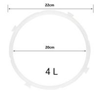 Universal electric pressure cooker silicone rubber sealing ring High quality rubber ring 22Cm 5L-6 liters applicable black