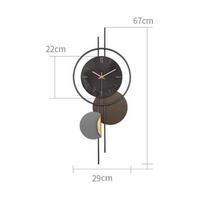 Living Room LED Wall Clock Modern Luxury Mute Number Clocks Interior Stylish Elegant Clock Nordic Large Wall Watch Room Decor black