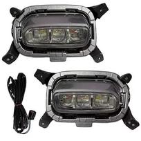 Fog Lamp Set For KIA Seltos Ice Cube Type LED With Complete Kit (PAIR) 2019-2023