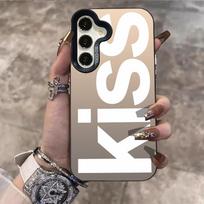 Couple Gift Phone Case For Samsung Galaxy S26 S25 S22 S24 S23 Ultra Plus FE A56 A55 A54 A36 A35 A34 5G Hard PC Shockproof Cover Galaxy S21 white