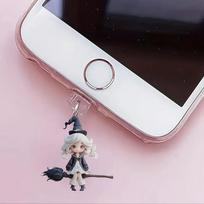 Mobile Phone Dust Plug Pendan Cute Cat Dog Shamrock Decoration Hanging Pendant For IPhone Type-C Charging Port Anti-Dust Plug