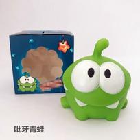 Mielos 20 cm žaidimo žali varlės lėlės, animacinis Cut The Rope Om Nom, minkšti pliušiniai žaislai berniukams, mergaitėms, gimtadienio, Kalėdų dovanoms brown