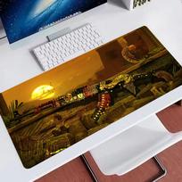 Gaming Mousepad 90x40cm C-counter Strike Cool table mat pc Computer Gamer Mouse pad Natural Rubber with Locking Edge Mouse Mat 50x100cm orange