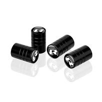 4pcs Car Wheel Tire Valve Caps Tyre Rim Stem Airdust Cover for Volkswagen VW Rline Golf 8 Jetta MK7 Beetle Polo Caddy R GTI Bora